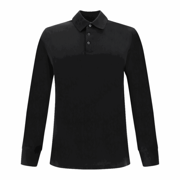 Polera Pique Manga Larga Hombre