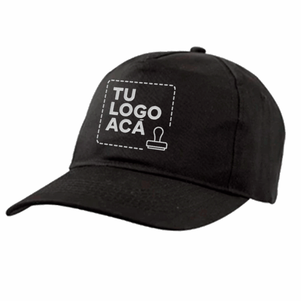 Gorra Gabardina 5 Cascos + Bordado - Imagen 2